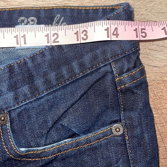 J Crew Womens Classic Low Rise Toothpick Skinny Ankle Jeans dark Wash Size 28 - Picture 7 of 9